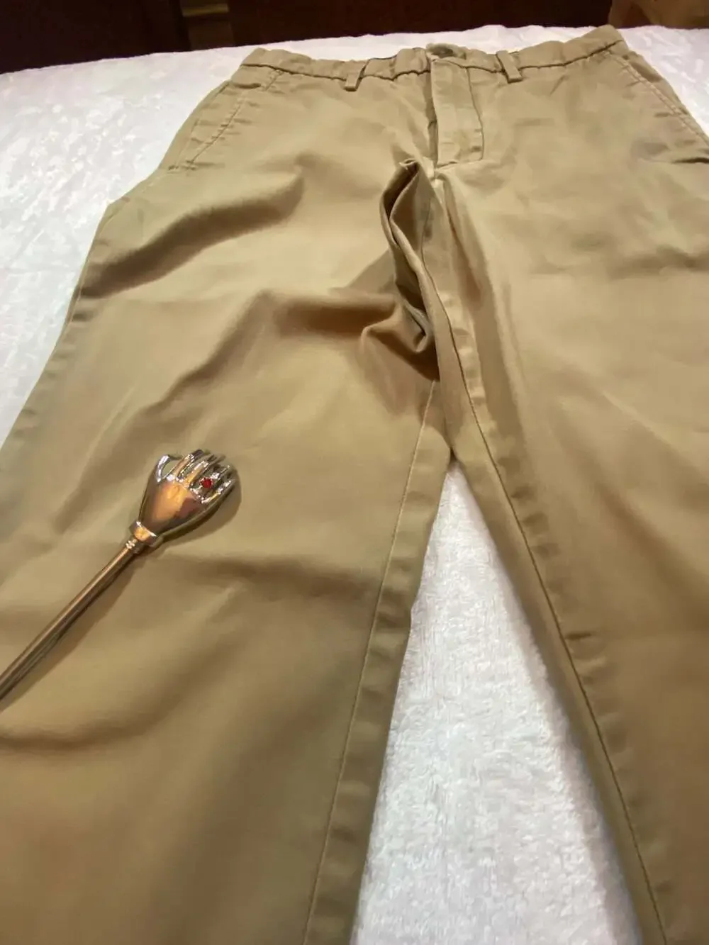 Banana Republic Mens Liv-In Slim-Straight Khaki Chino Pants Size 28x32
